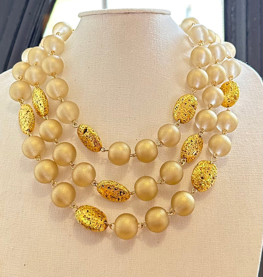 COLLIER PERLES - Francine BRAMLI