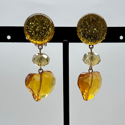 BOUCLES D'OREILLES ÉLÉMENTS SCINTILLANTS - Francine BRAMLI