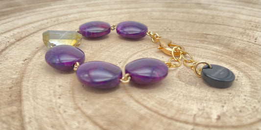 BRACELET ÉLÉMENTS SCINTILLANTS - Francine BRAMLI