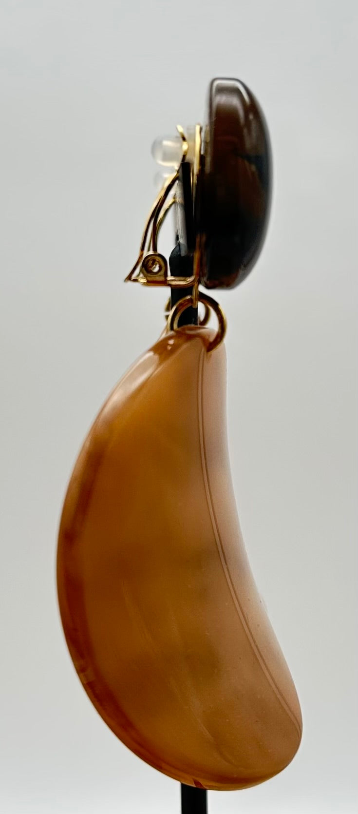 BOUCLES D'OREILLES CAMEL - Francine BRAMLI