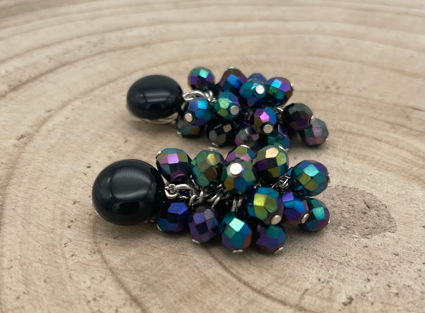 BOUCLES D’OREILLES GRAPPES - Francine BRAMLI