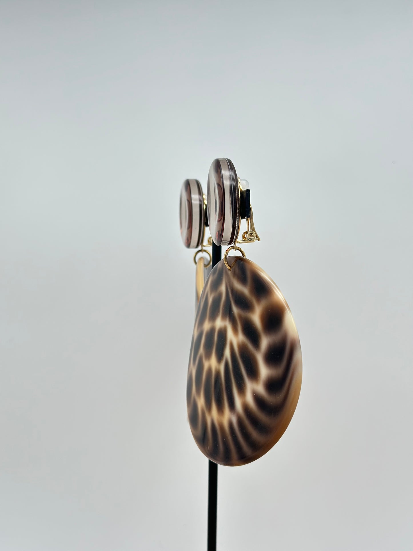 Boucles d’oreilles PLAQUES - Francine BRAMLI