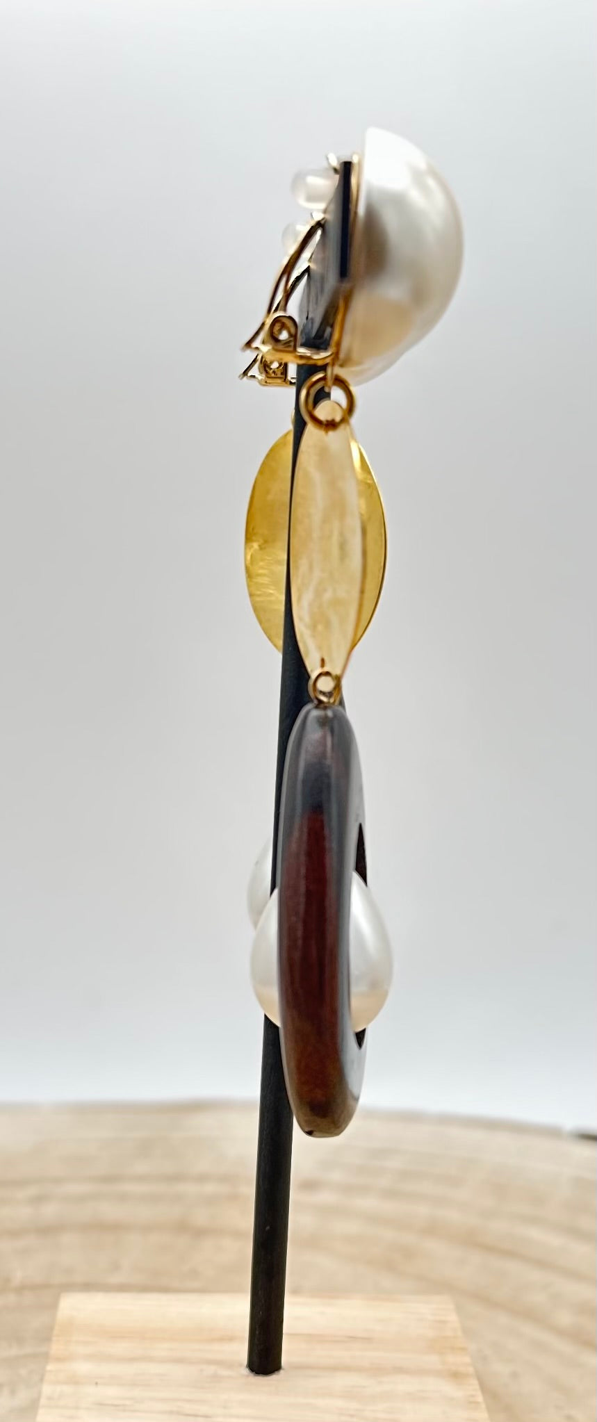 BOUCLES D'OREILLES PERLES - Francine BRAMLI