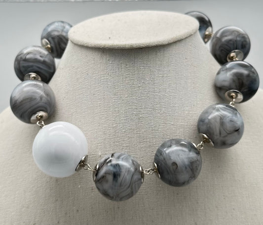 COLLIER PERLES - Francine BRAMLI