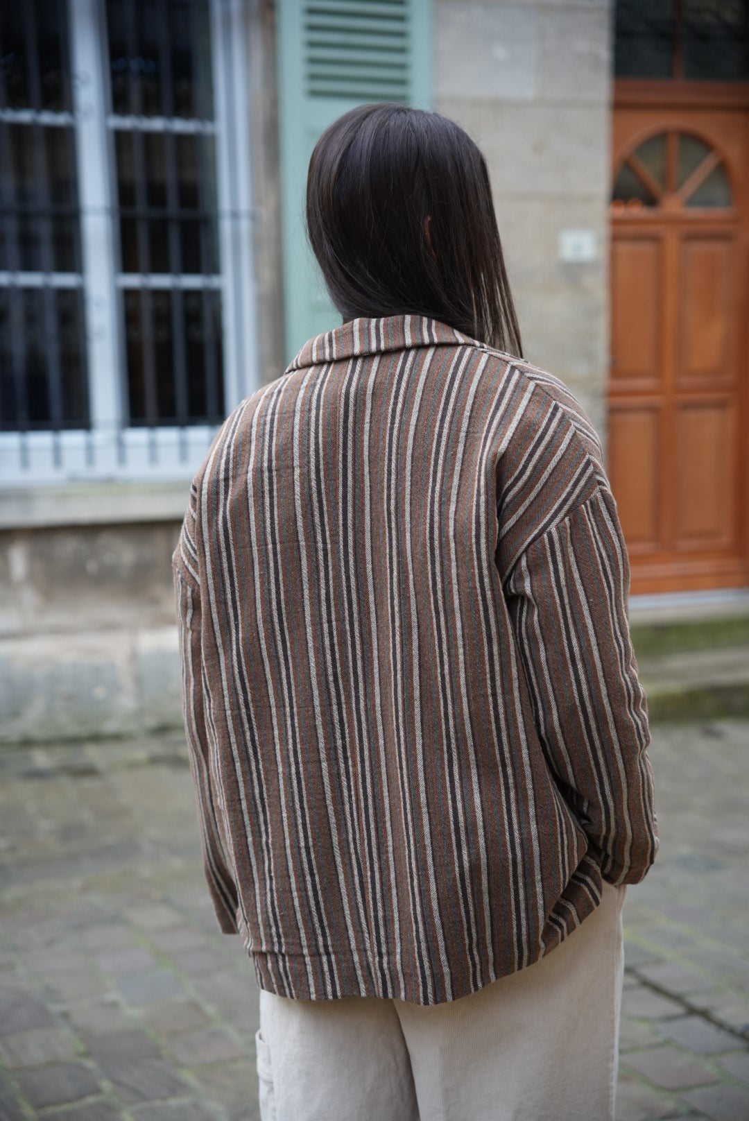 Veste blazer rayée