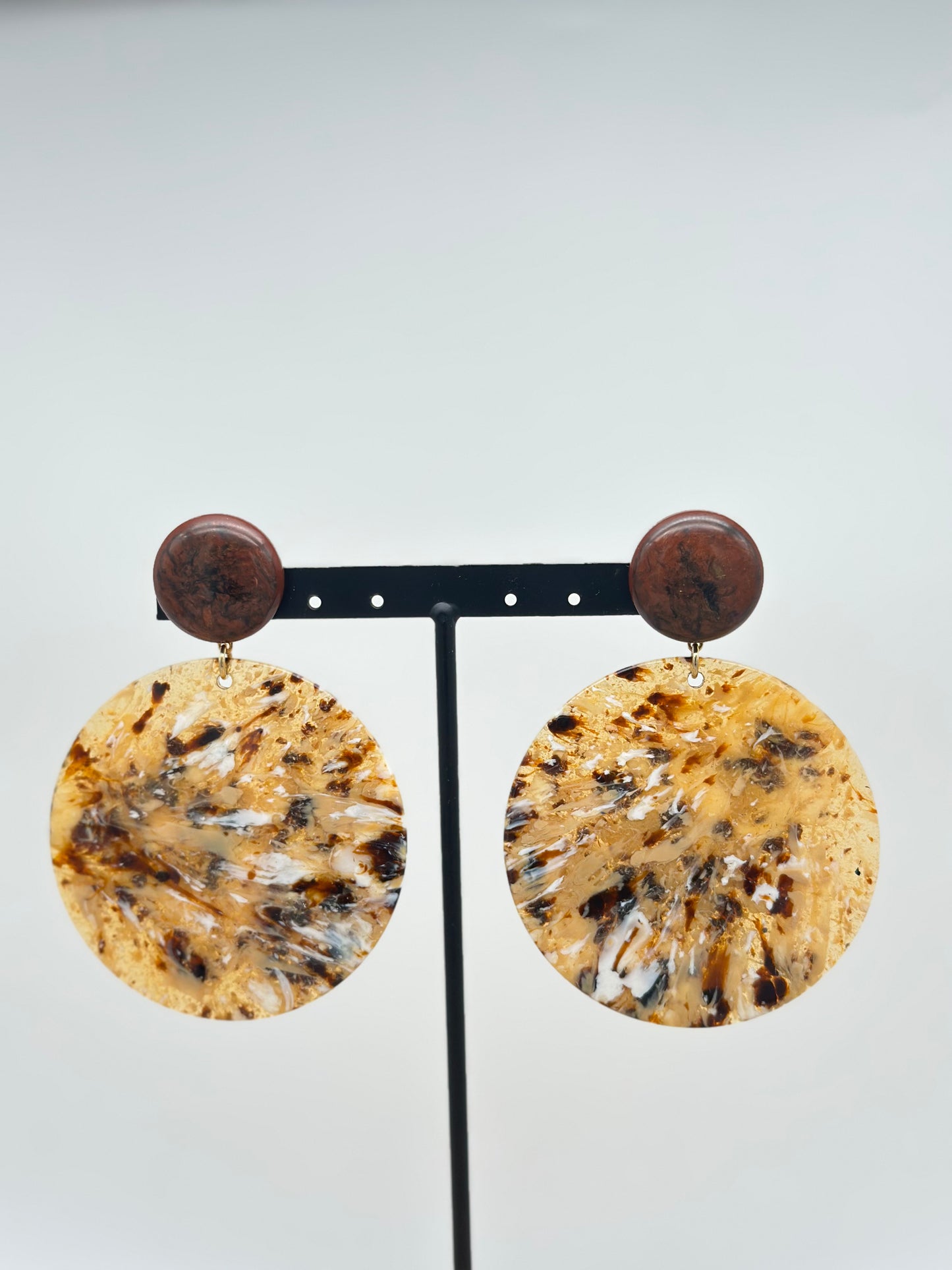 Boucles d’oreilles Nougatine - Francine BRAMLI