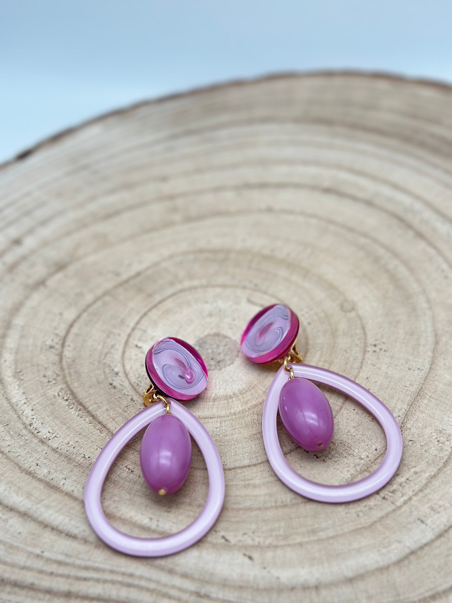Boucles d’oreilles gouttes - Francine BRAMLI