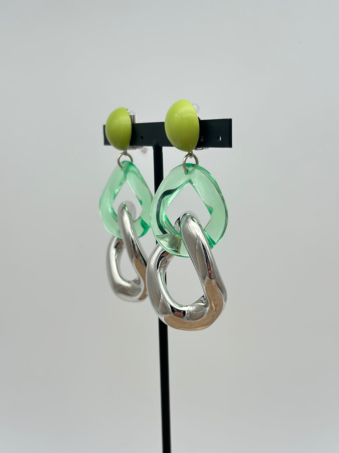 Boucles d’oreilles maillons - Francine BRAMLI
