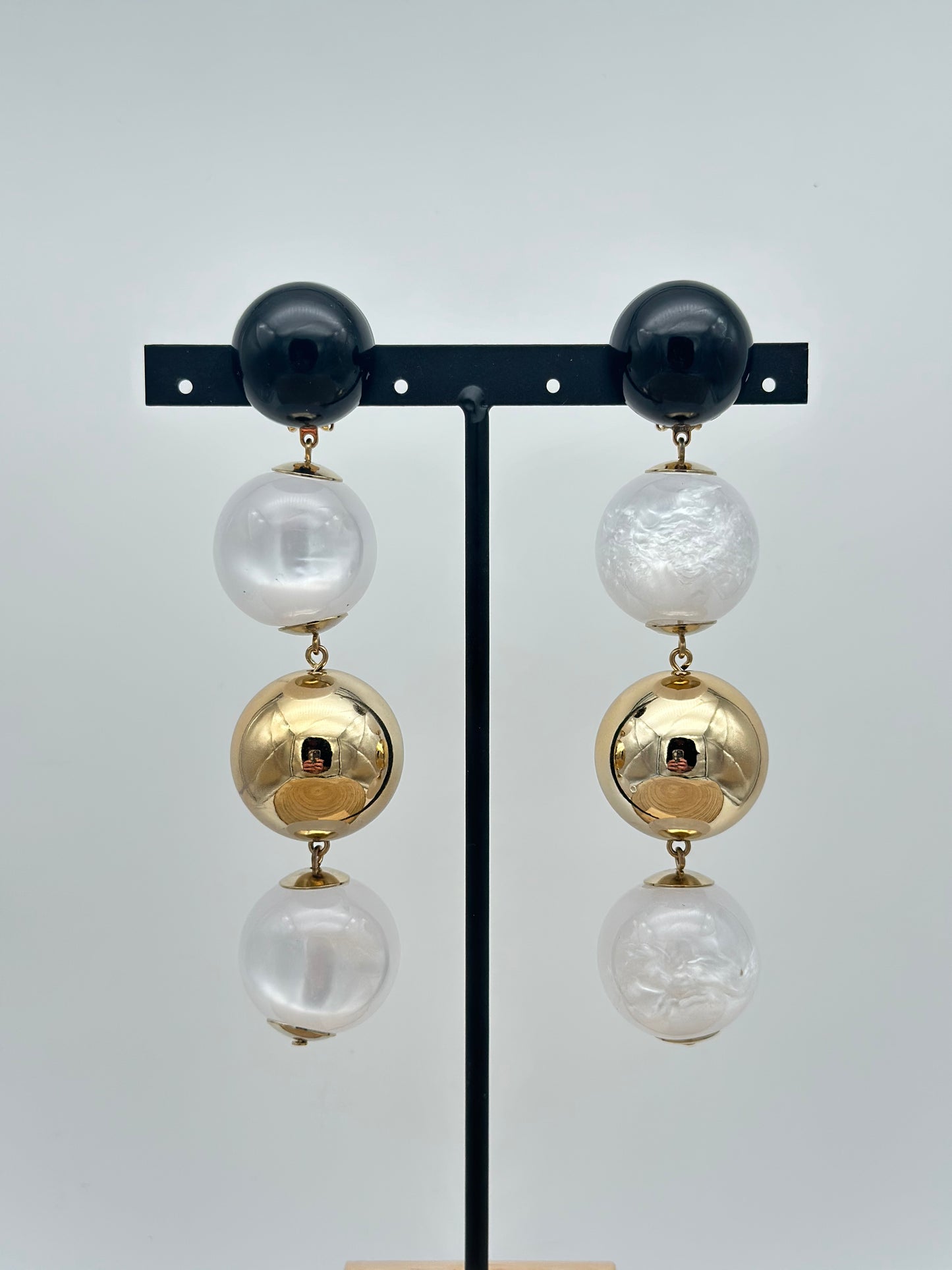 Boucles d’oreilles Perles fantaisie - Francine BRAMLI