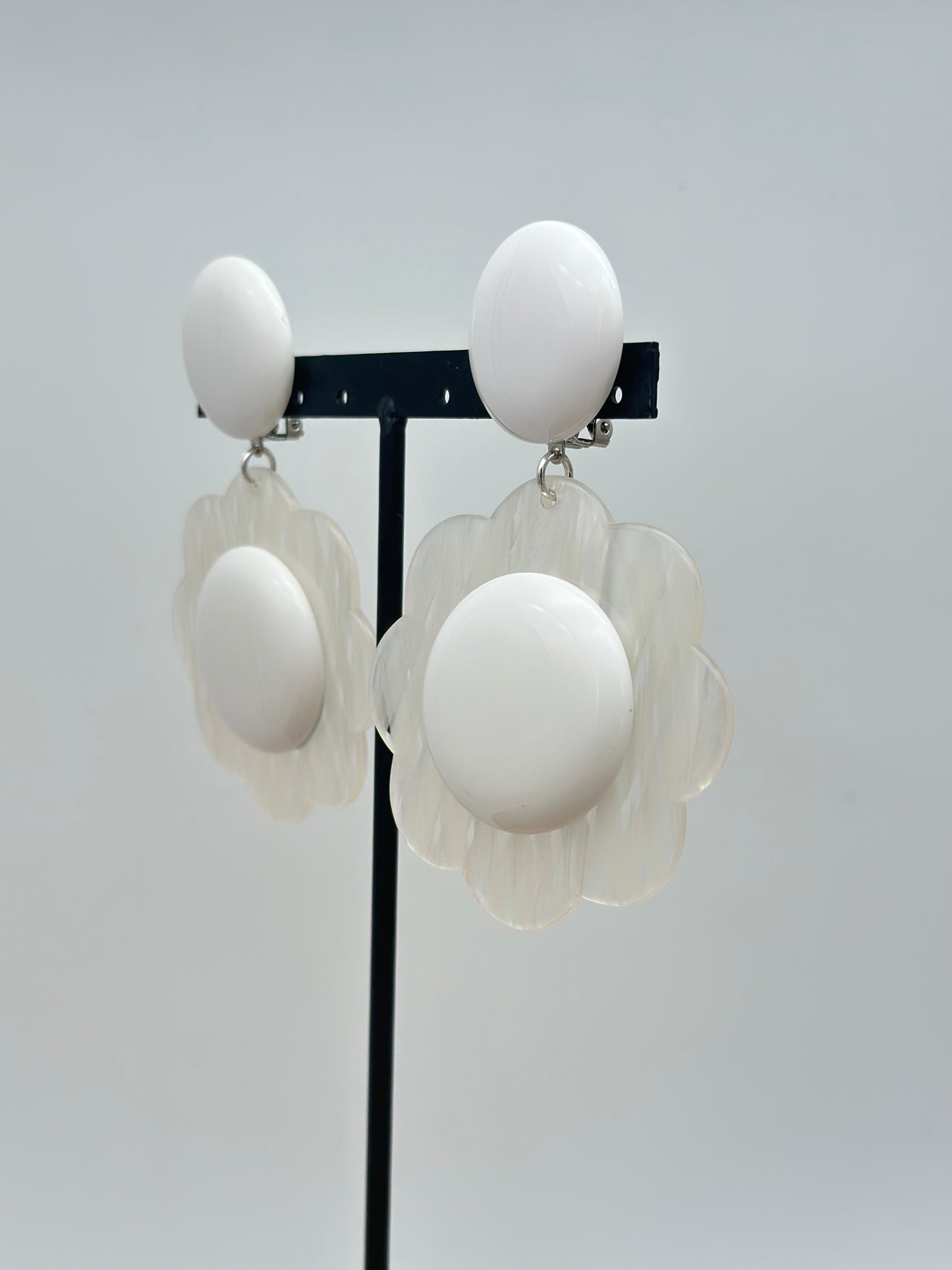 Boucles d’oreilles fleur - Francine BRAMLI