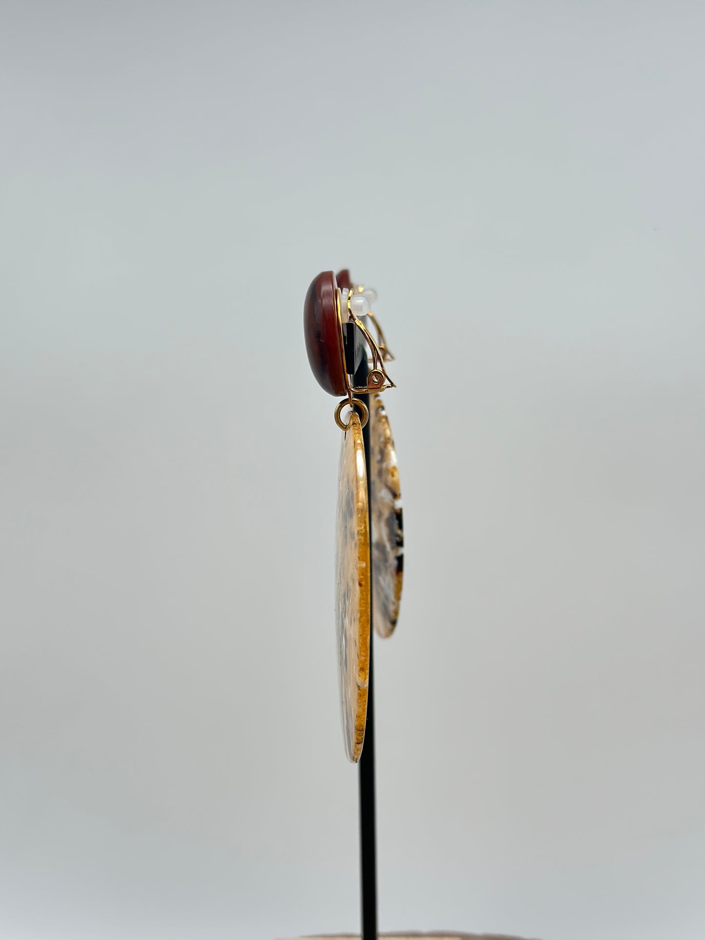 Boucles d’oreilles Nougatine - Francine BRAMLI