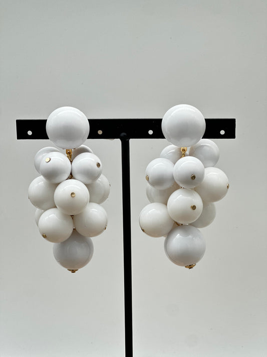 BOUCLES D'OREILLES GRAPPES - Francine BRAMLI