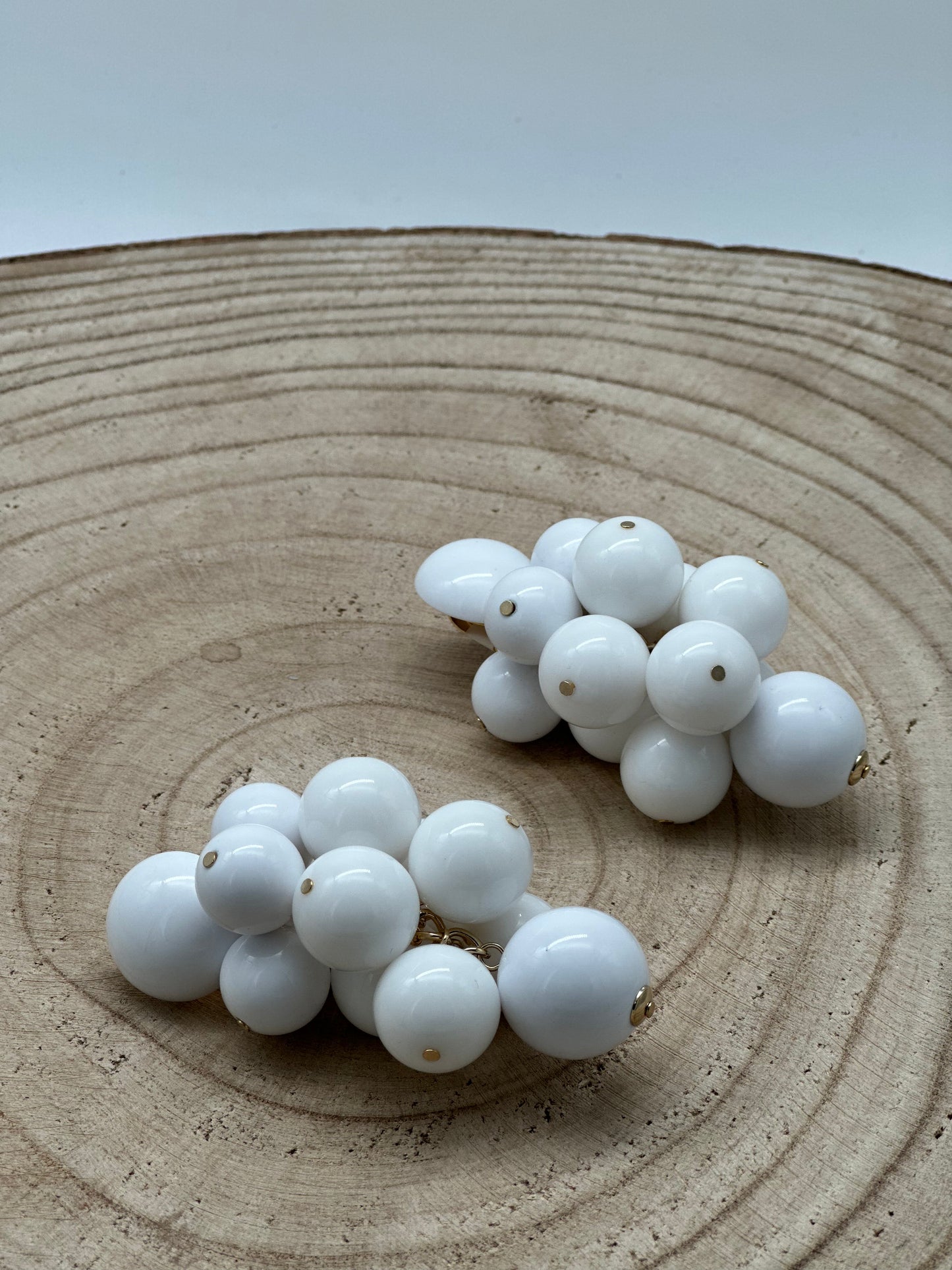 BOUCLES D'OREILLES GRAPPES - Francine BRAMLI