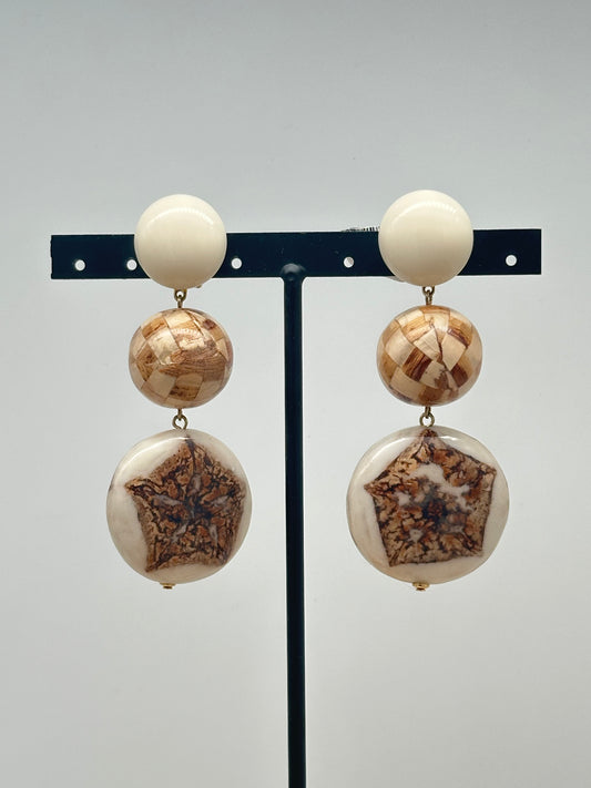 BOUCLES D'OREILLES ARNICA - Francine BRAMLI