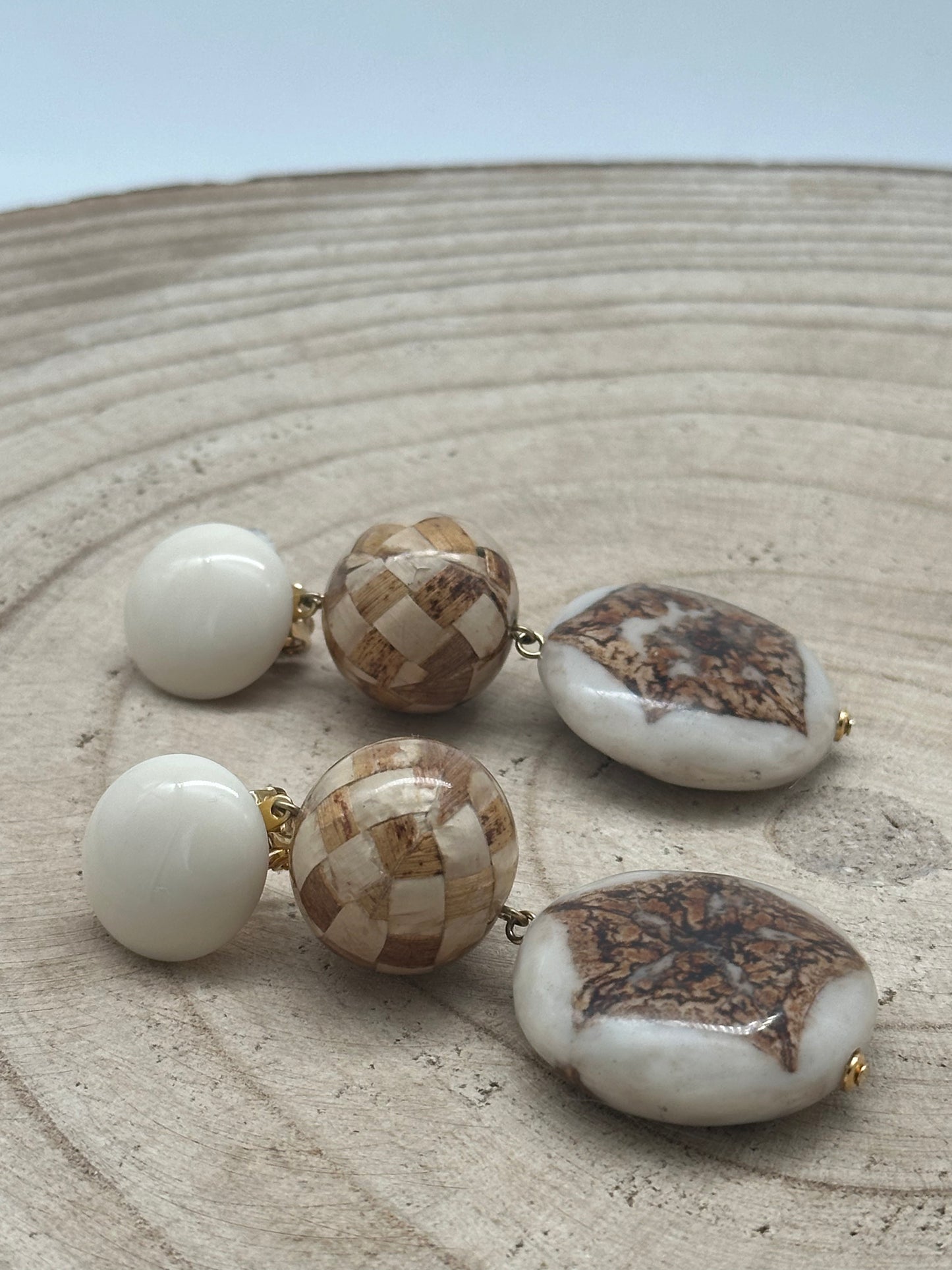 BOUCLES D'OREILLES ARNICA - Francine BRAMLI