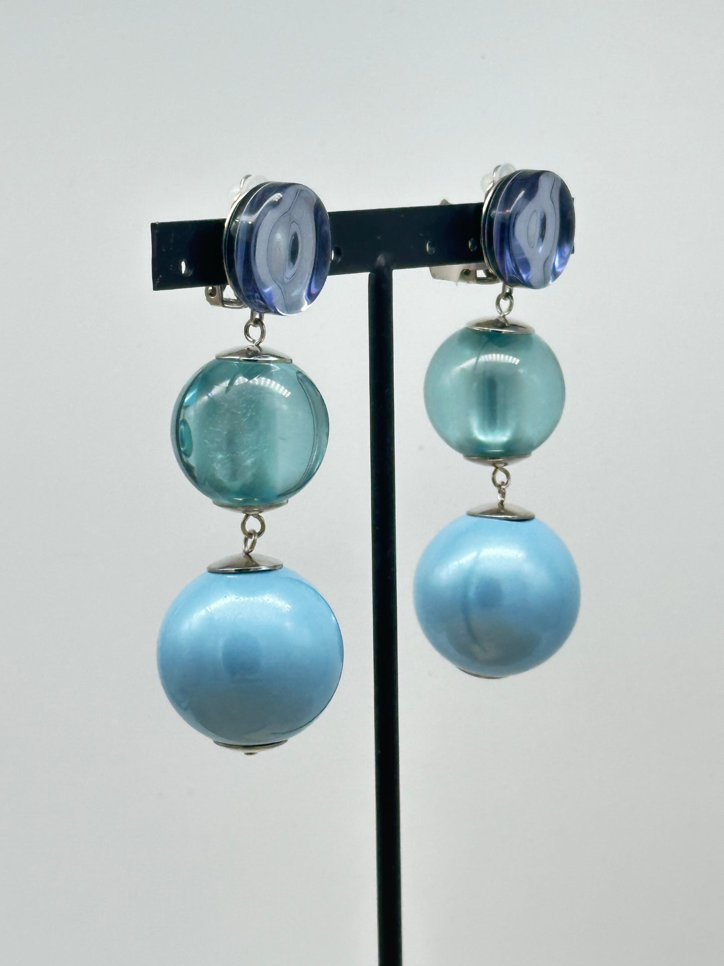BOUCLES D'OREILLES PERLES D’IMITATION  - Francine BRAMLI