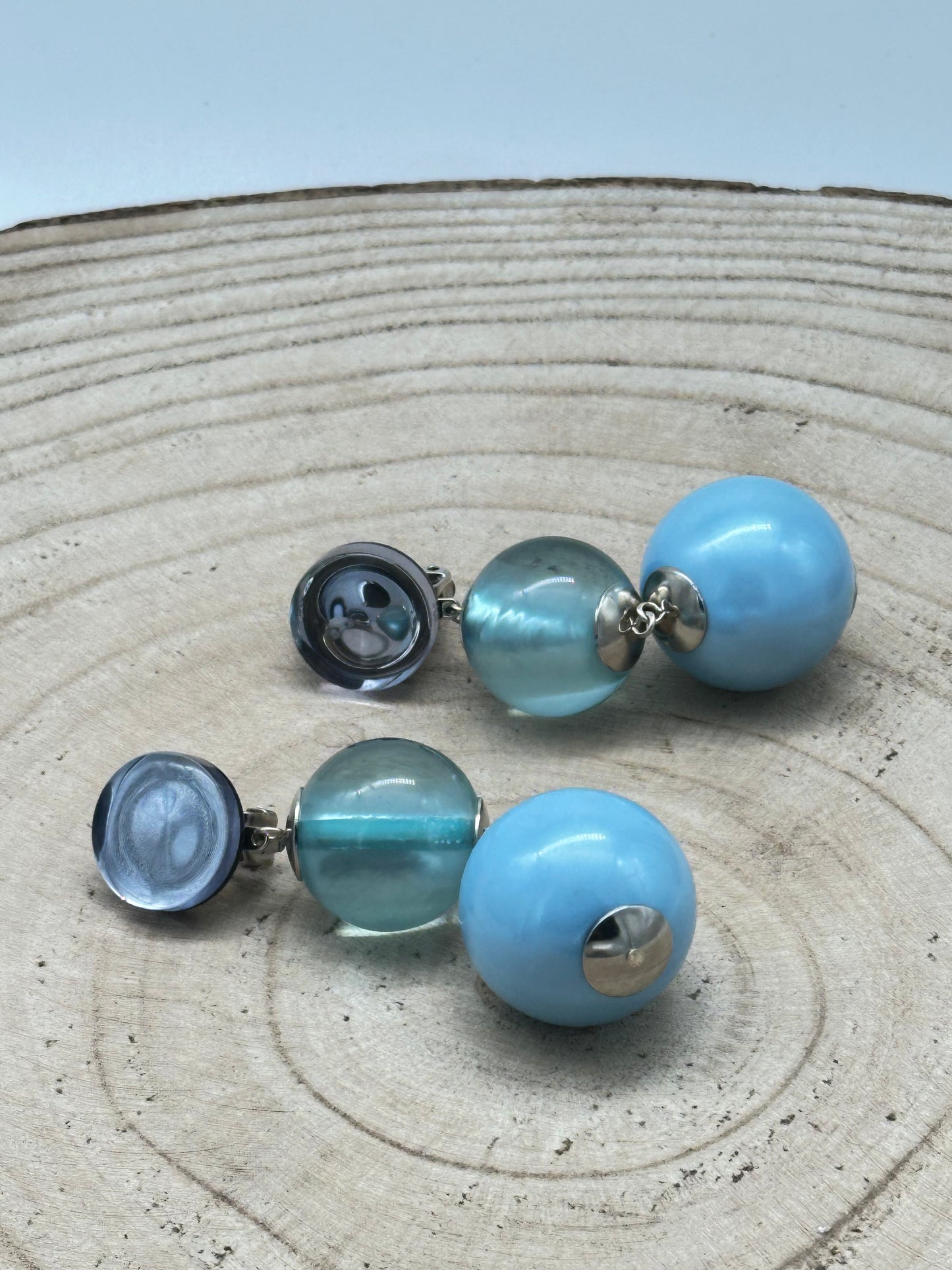 BOUCLES D'OREILLES PERLES D’IMITATION  - Francine BRAMLI