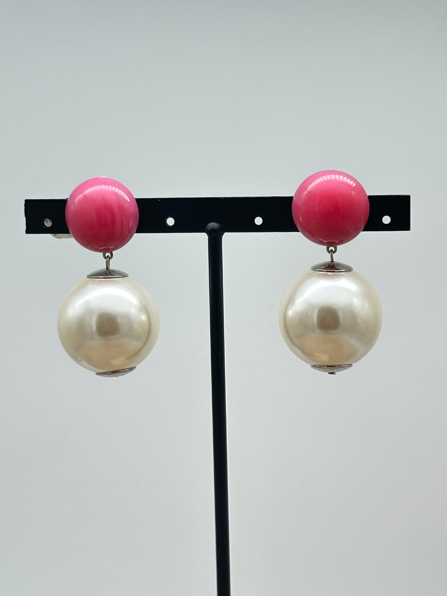 BOUCLES D'OREILLES PERLES D’IMITATION - Francine BRAMLI