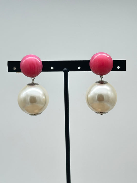 BOUCLES D'OREILLES PERLES D’IMITATION - Francine BRAMLI