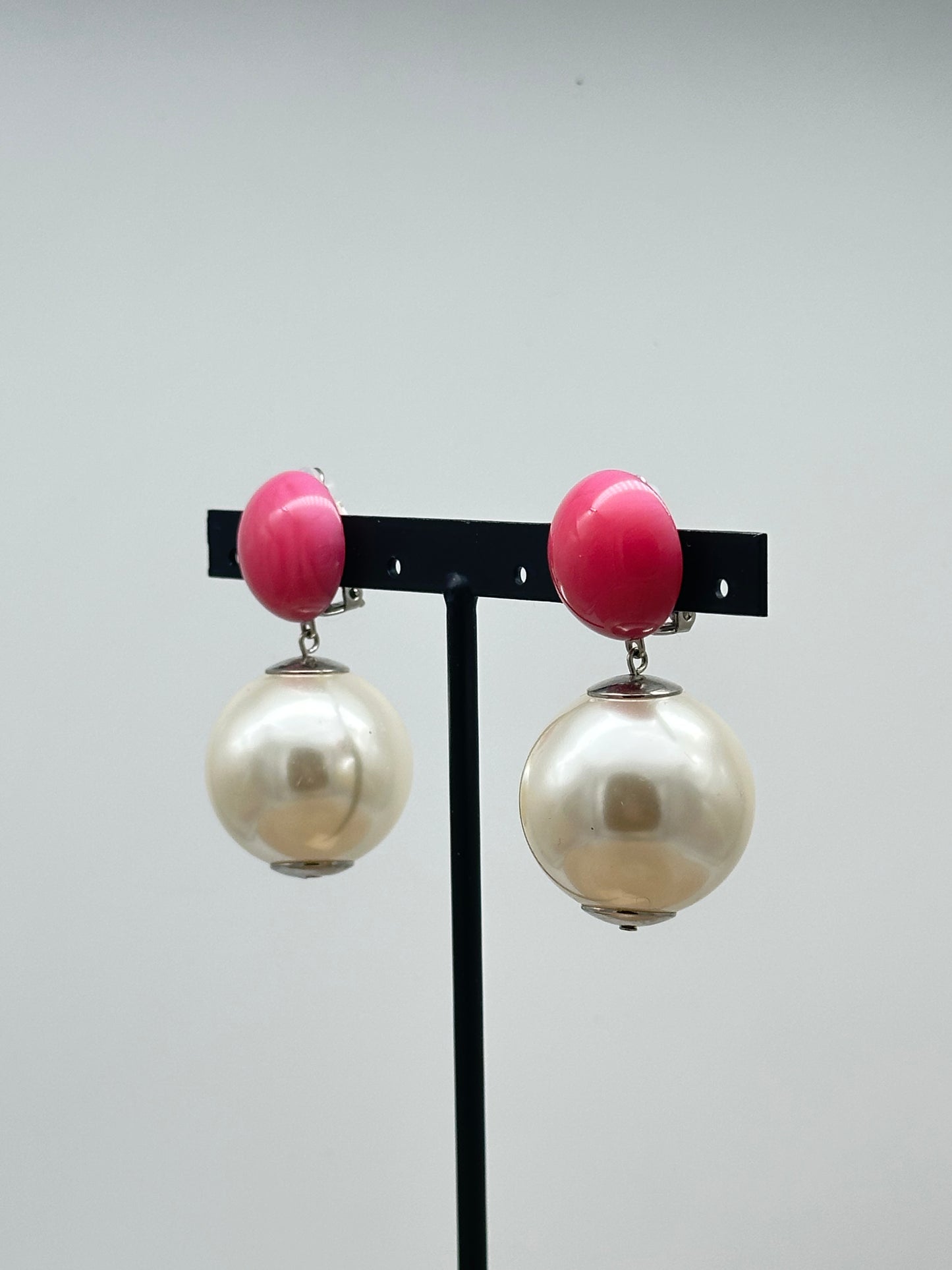 BOUCLES D'OREILLES PERLES D’IMITATION - Francine BRAMLI
