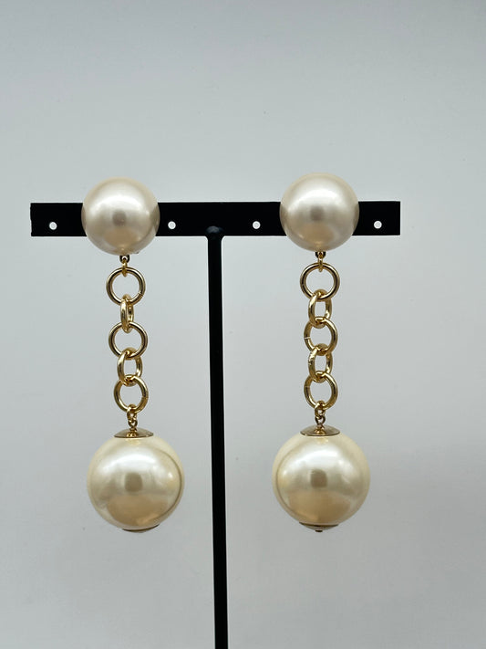 BOUCLES D'OREILLES PERLES FANTAISIES  - Francine BRAMLI