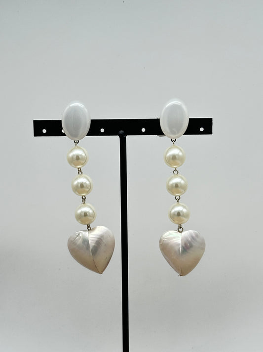 BOUCLES D’OREILLES CŒURS - Francine BRAMLI