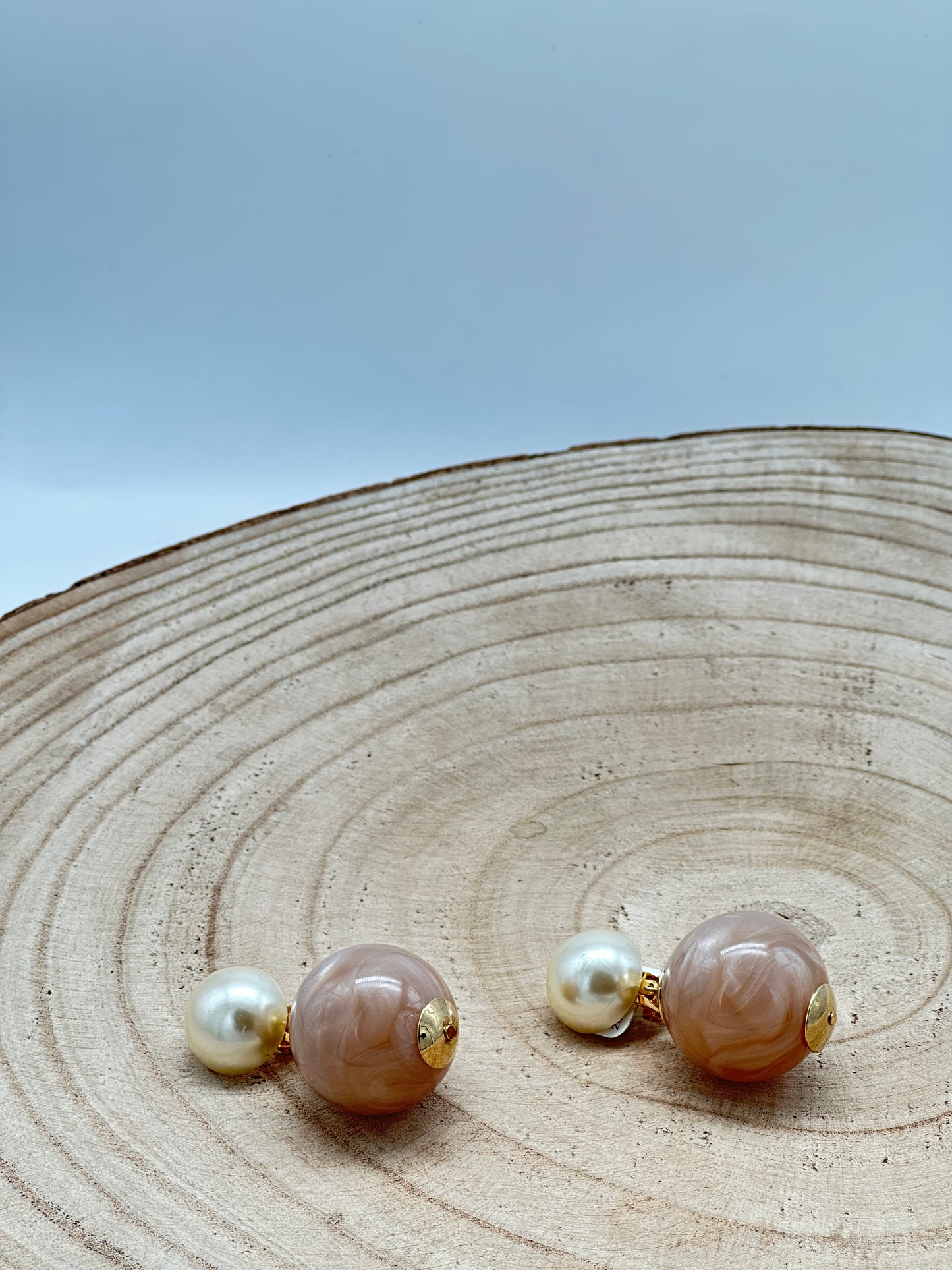 BOUCLES D’OREILLES PERLES FANTAISIE - Francine BRAMLI