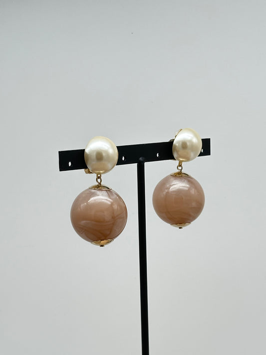 BOUCLES D’OREILLES PERLES FANTAISIE - Francine BRAMLI