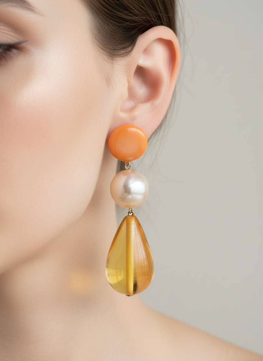 BOUCLES D’OREILLES CAYENNES - Francine BRAMLI