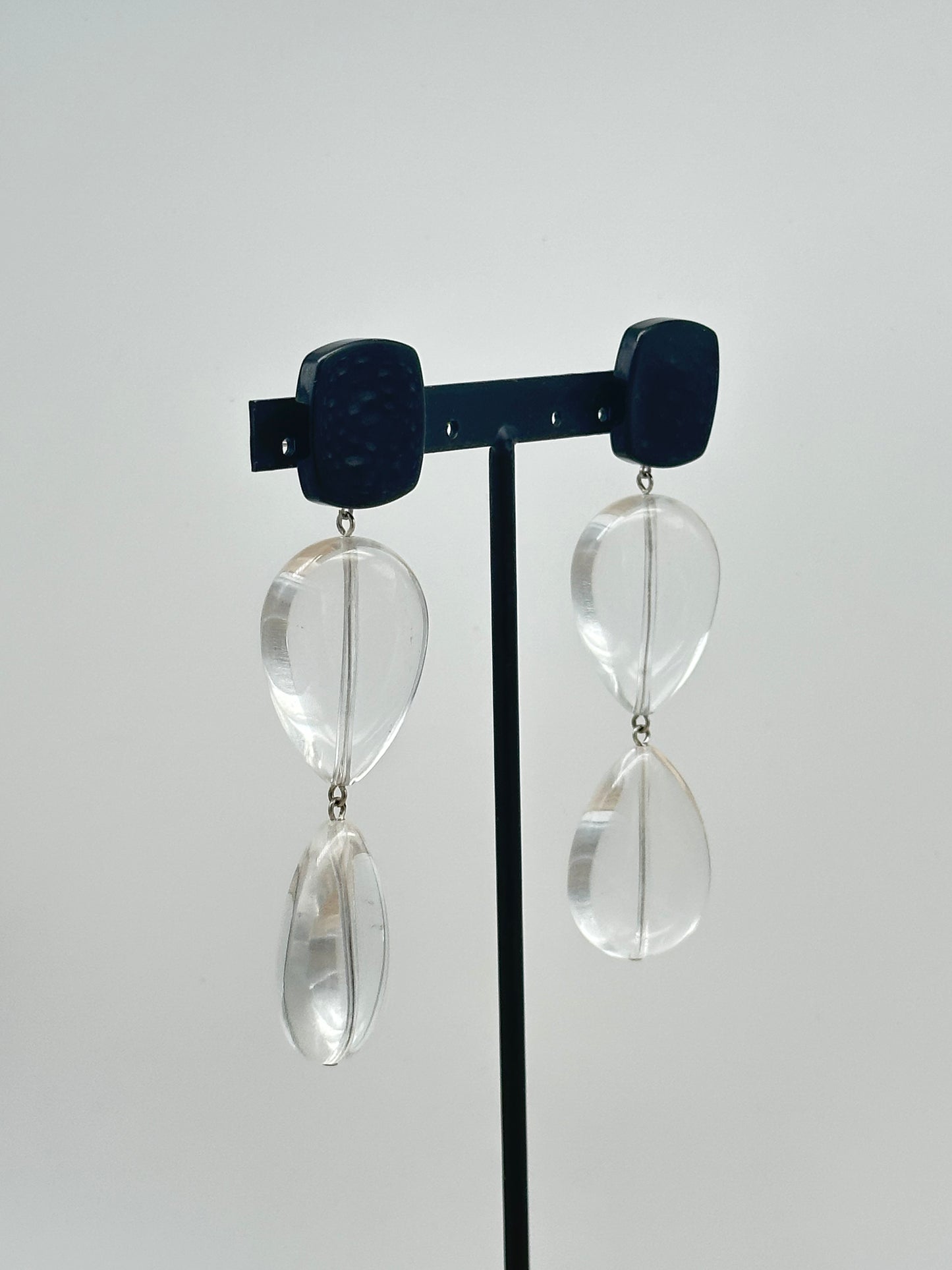 BOUCLES D’OREILLES TRANSPARENTES - Francine BRAMLI