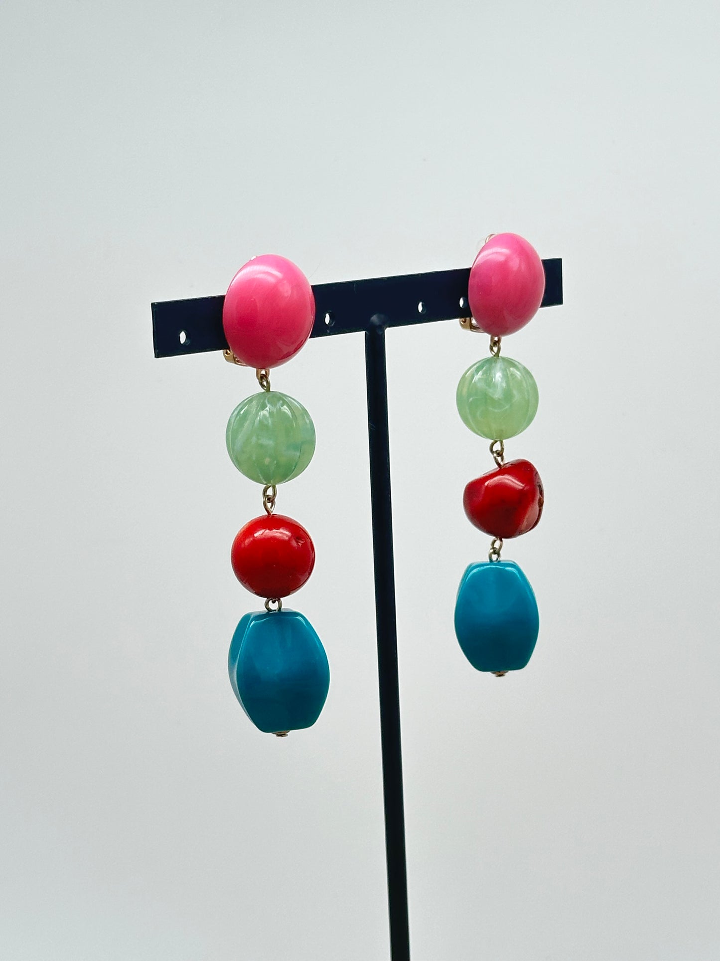 BOUCLES D’OREILLES PERLES FANTAISIE - Francine BRAMLI