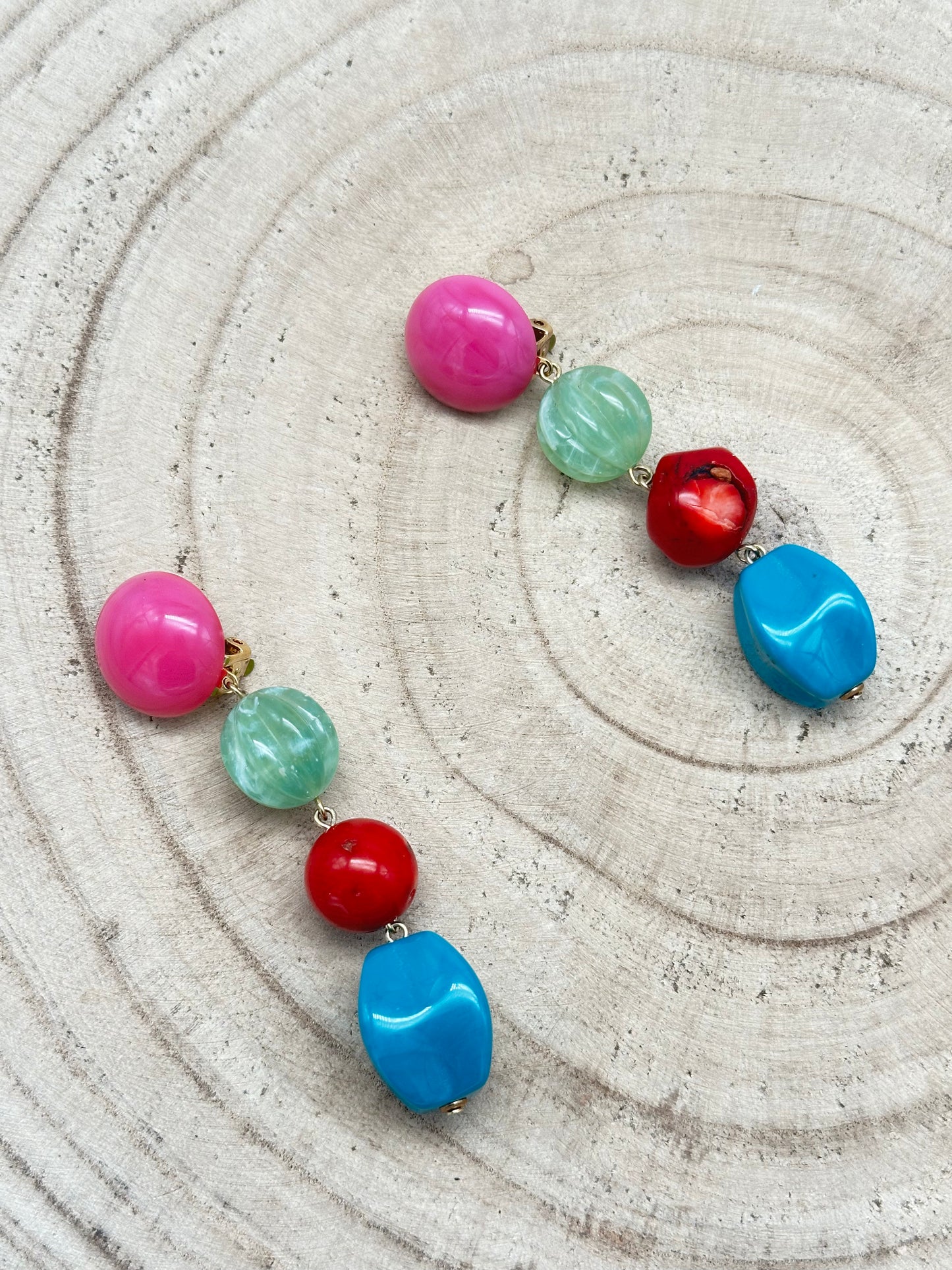 BOUCLES D’OREILLES PERLES FANTAISIE - Francine BRAMLI