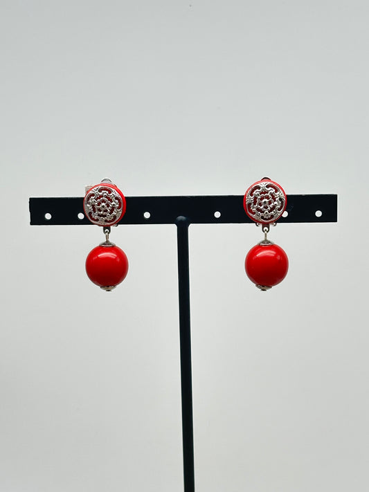 BOUCLES D’OREILLES PERLES FANTAISIE - Francine BRAMLI