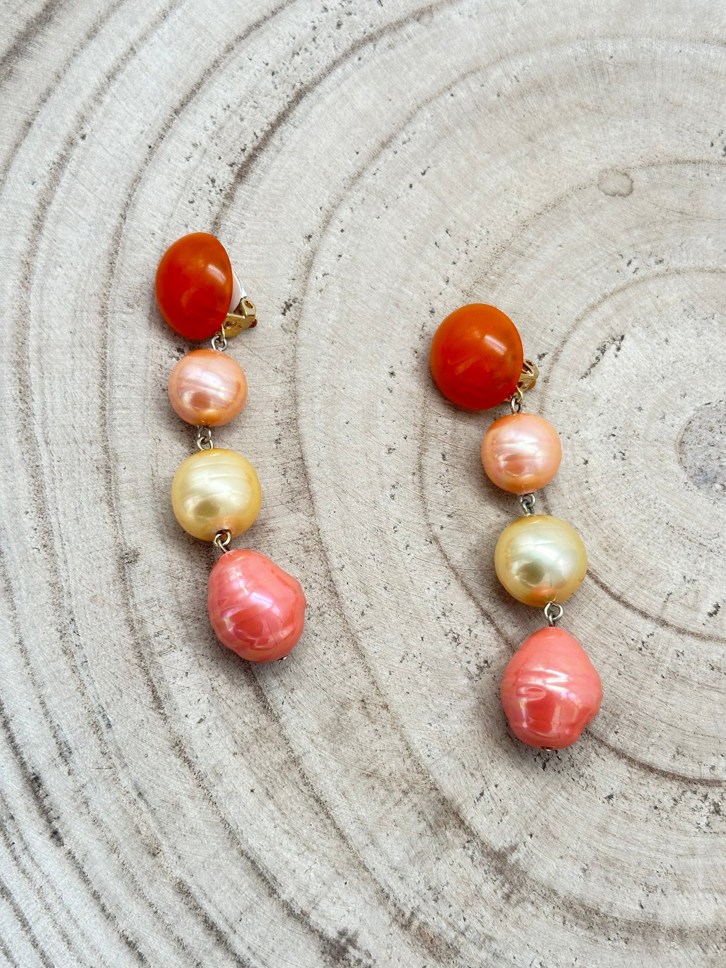 BOUCLES D’OREILLES PERLES DE MAJORQUE / FANTAISIE - Francine BRAMLI