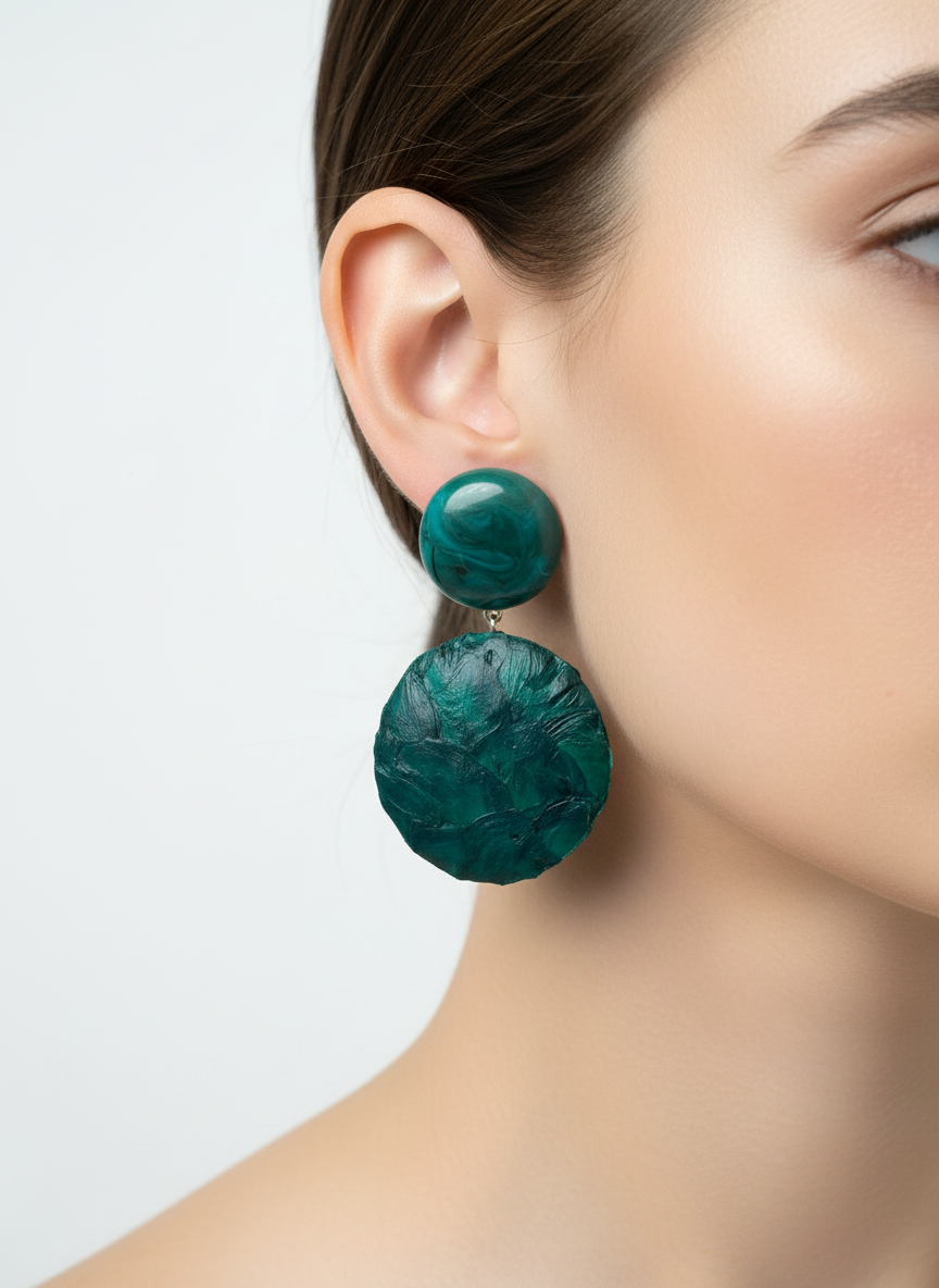 BOUCLES D’OREILLES RONDES - Francine BRAMLI