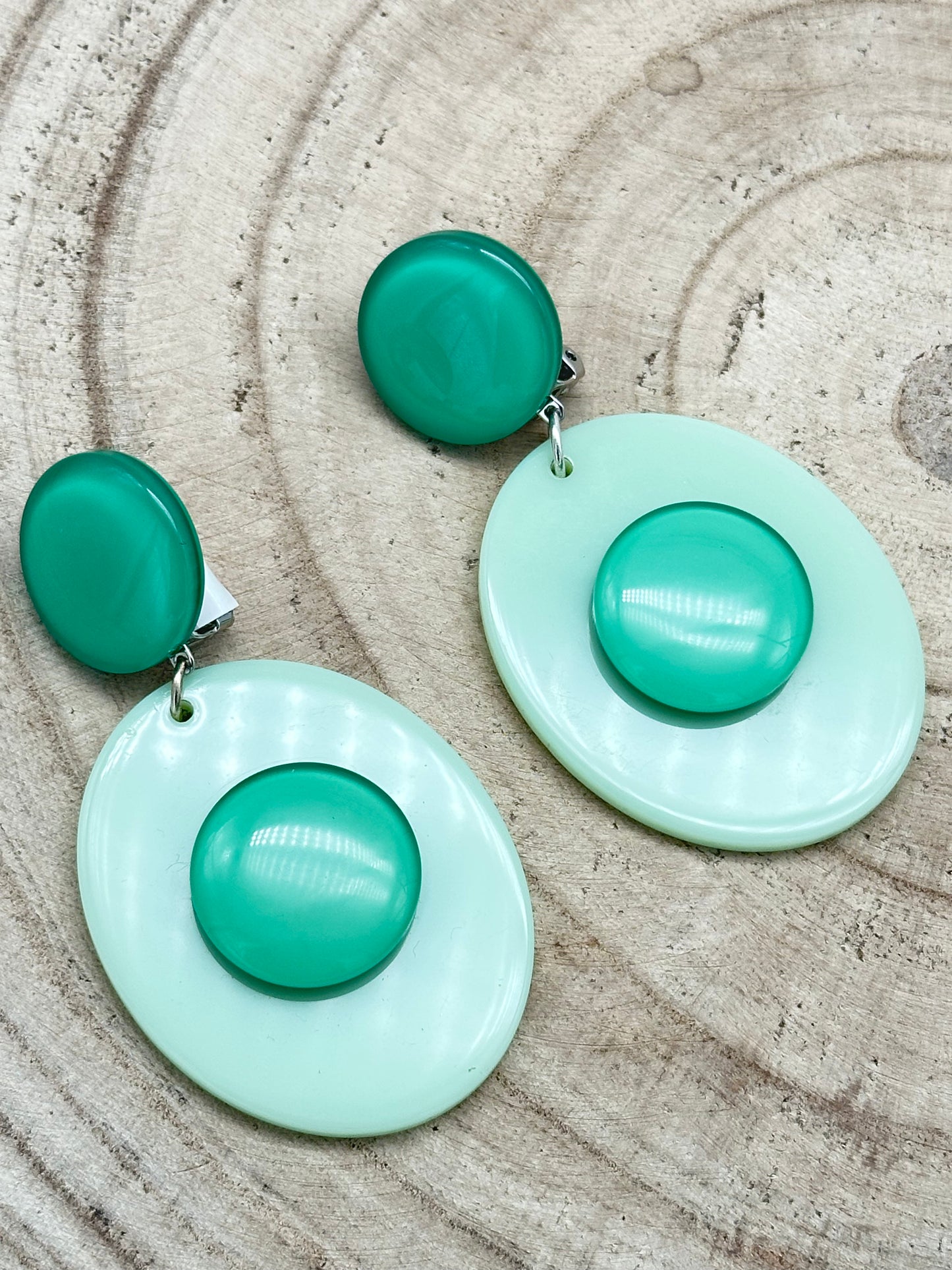 BOUCLES D’OREILLES PLAQUES - Francine BRAMLI