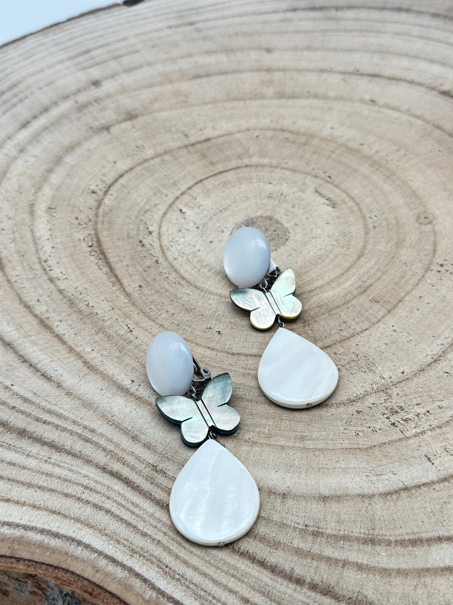 Boucles d’oreilles papillons - Francine BRAMLI