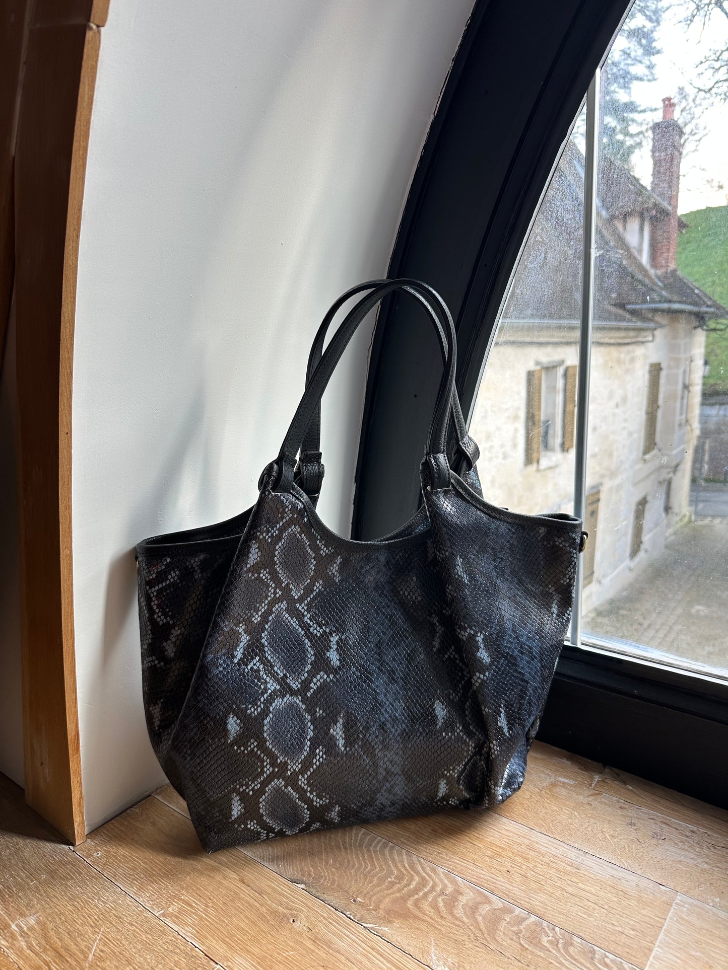 Sac effet peau de serpent