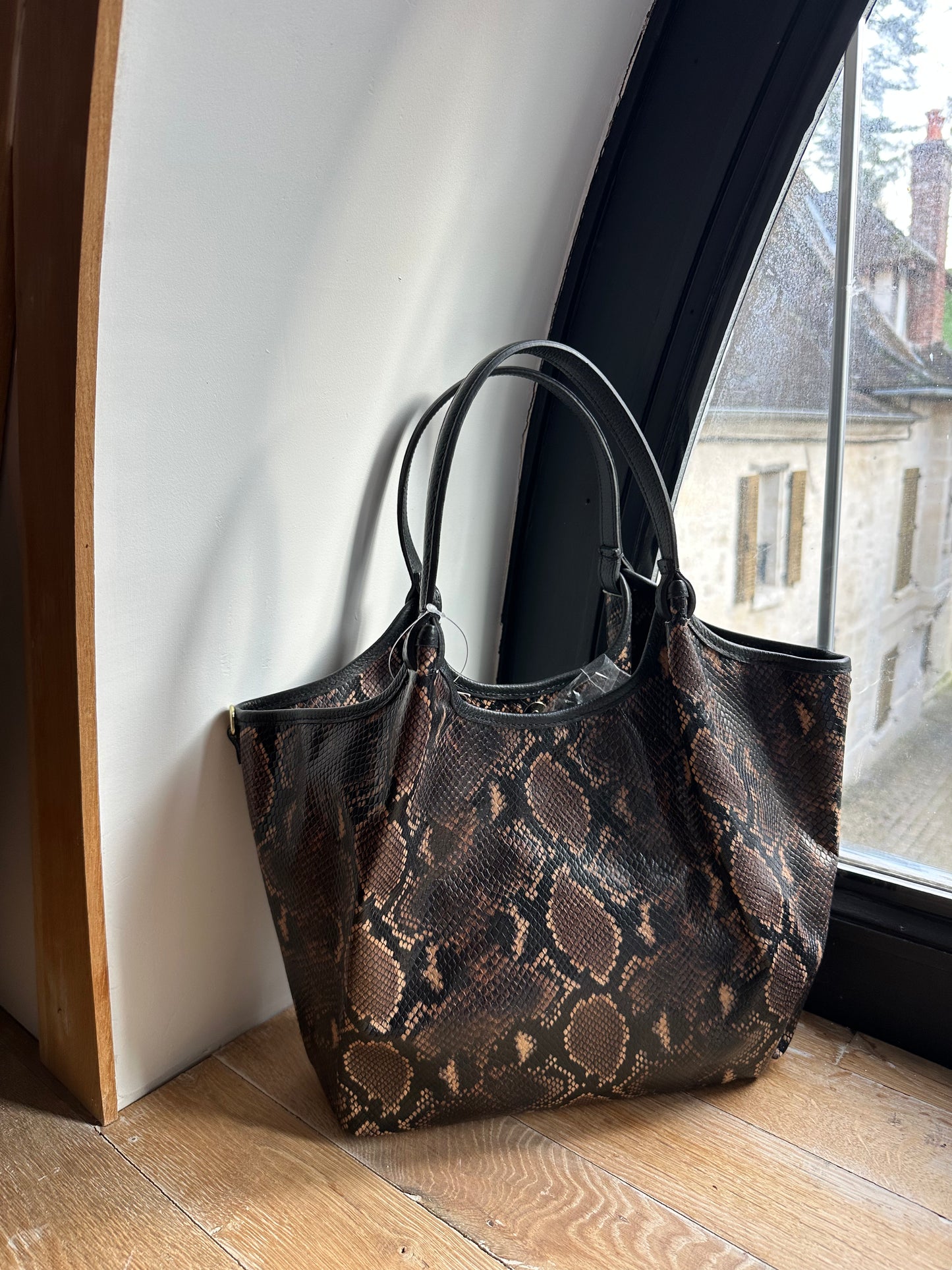 Sac effet peau de serpent