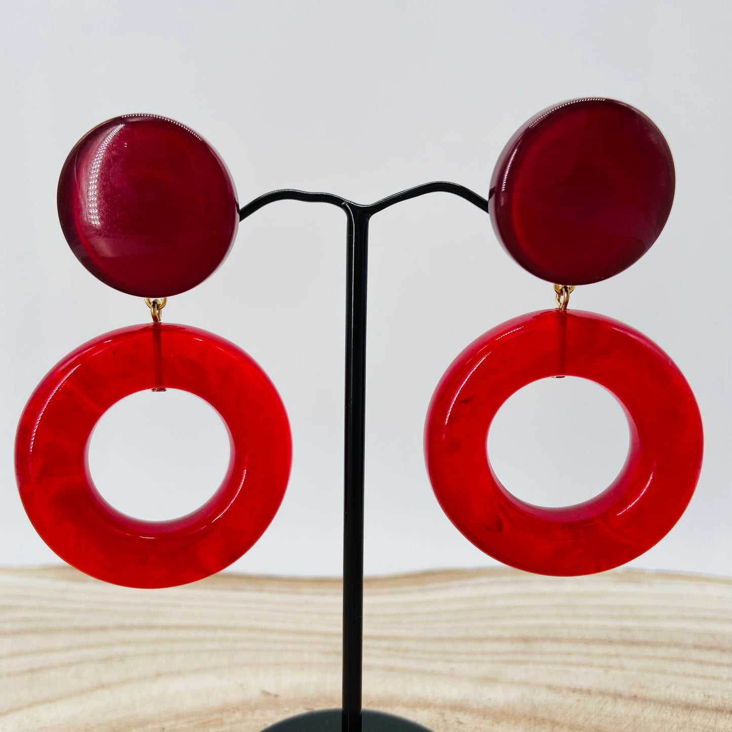 BOUCLES D'OREILLES petites créoles - Francine BRAMLI