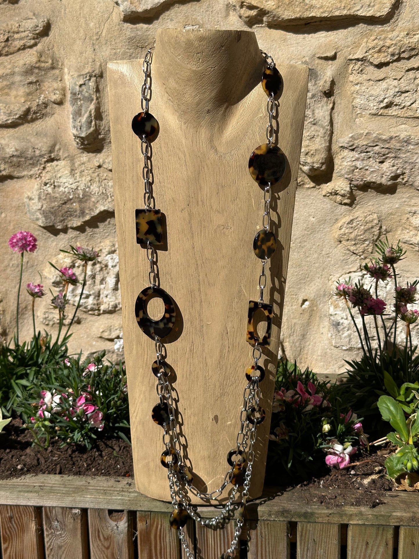 Sautoir écaille tokyo  - Francine BRAMLI