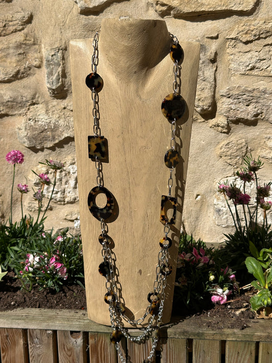 Sautoir écaille tokyo  - Francine BRAMLI