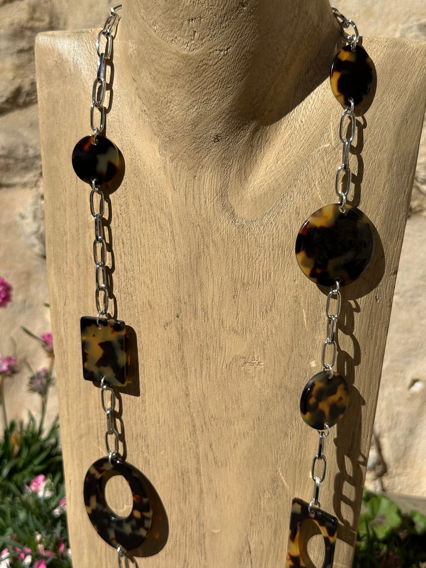 Sautoir écaille tokyo  - Francine BRAMLI