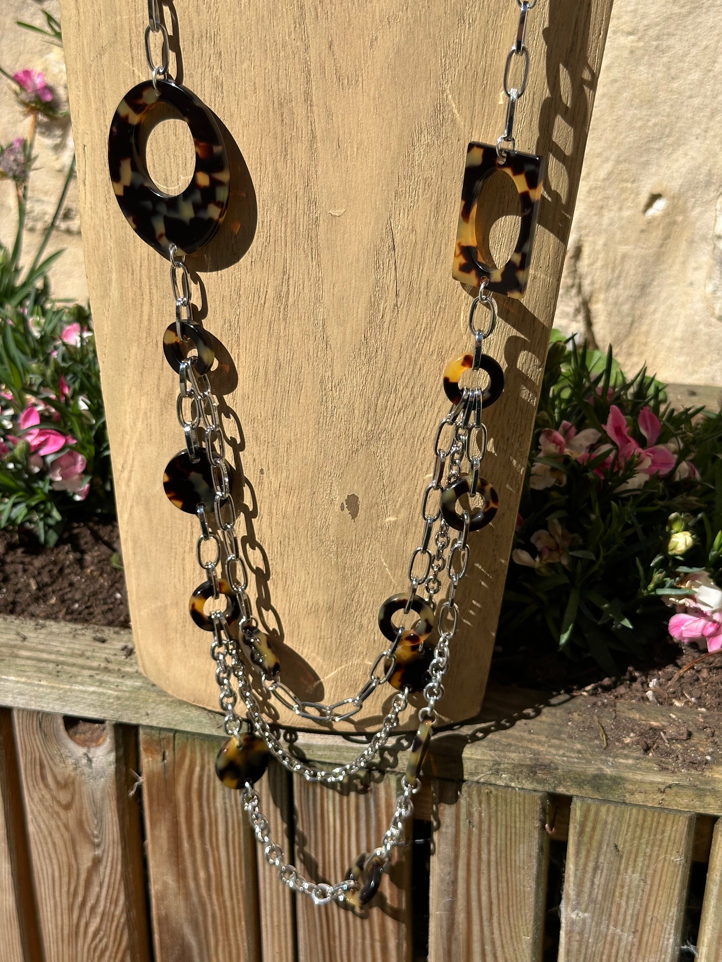 Sautoir écaille tokyo  - Francine BRAMLI