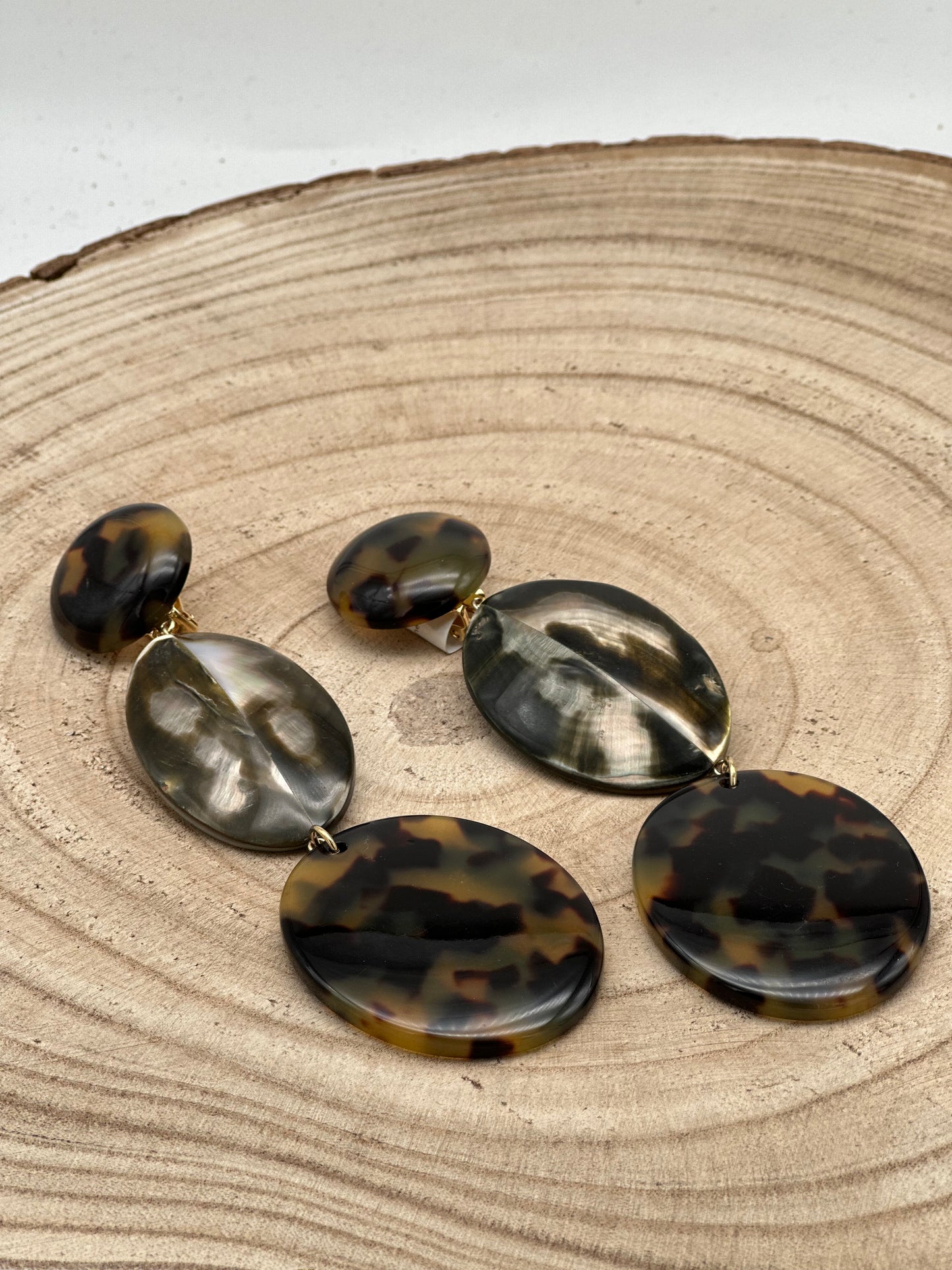 Boucles d’oreilles Ecaille - Francine BRAMLI