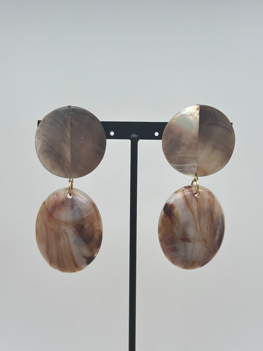 Boucles d’oreilles NACRE - Francine BRAMLI