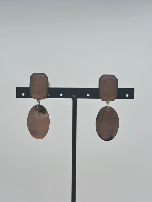 Boucles d’oreilles NACRE - Francine BRAMLI