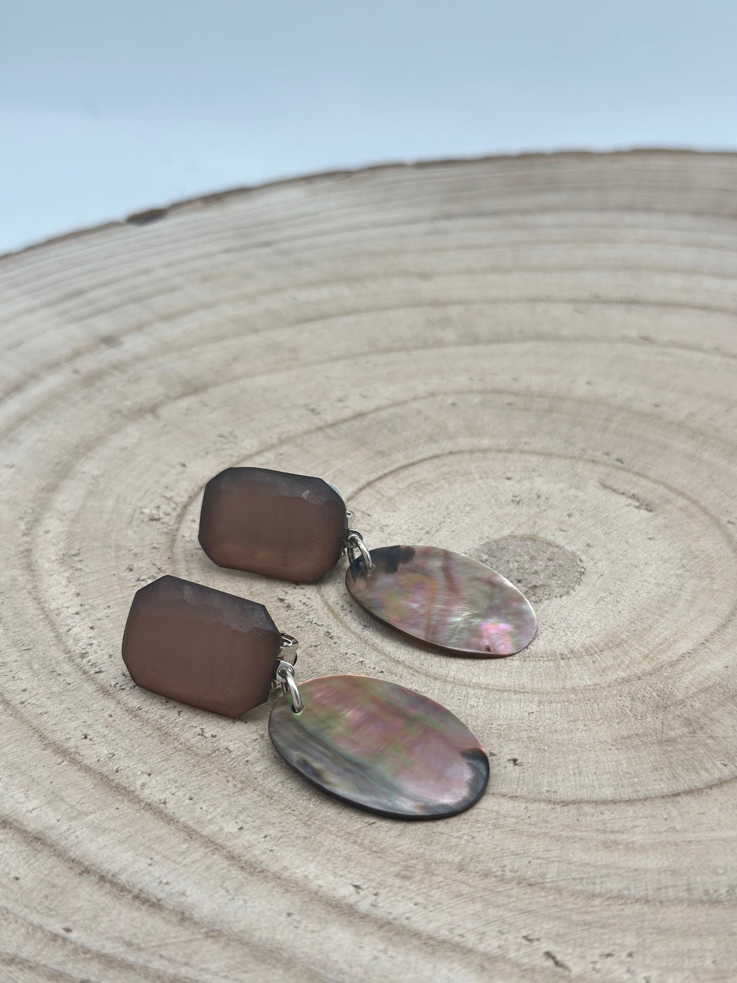 Boucles d’oreilles NACRE - Francine BRAMLI