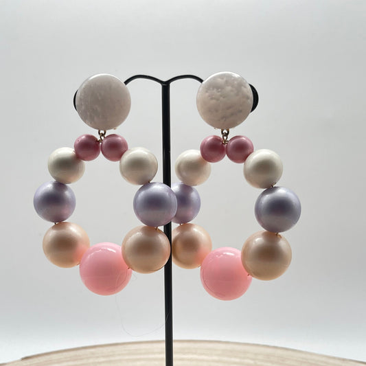 Boucles d'oreilles BASTILLE Pastels - Francine BRAMLI