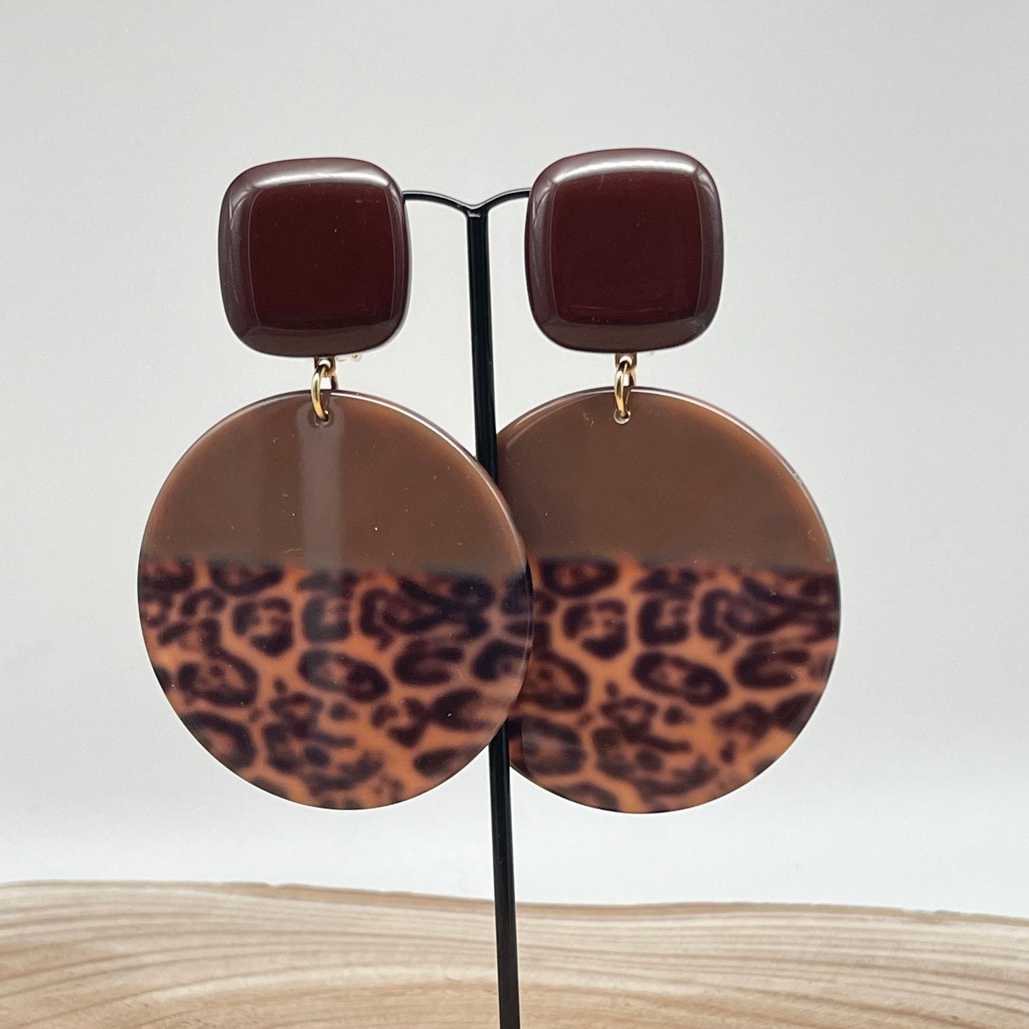 Boucles d'oreilles panthère - Francine BRAMLI